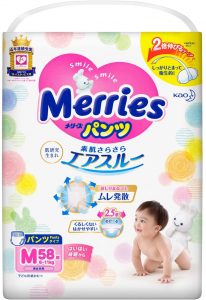 Japanese diapers-panties Merries PM 6-11kg